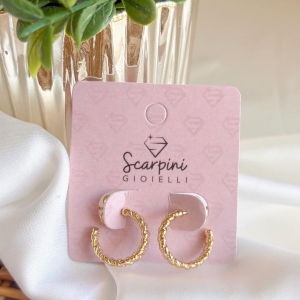 BRINCO ARGOLA P DETALHES TORCIDINHA B. OURO