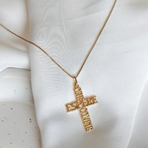 COLAR VENEZ. ORE ESPERE CONFIE NA CRUZ B. OURO