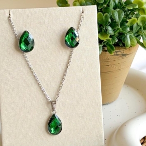CONJUNTO GOTA VERDE AÇO