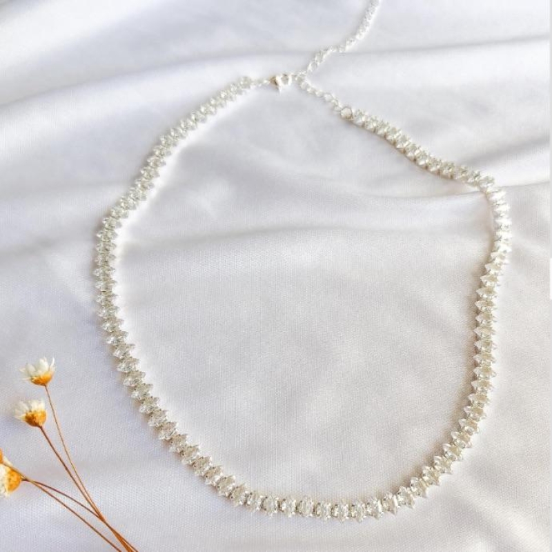 CHOKER RIVIERA NEVETES CRISTAL B. PRATA