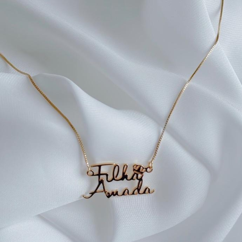 COLAR FILHA AMADA B. OURO
