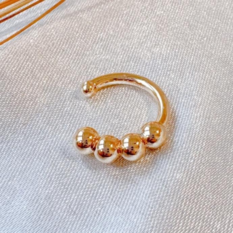 PIERCING FAKE 4 BOLINHAS B. OURO