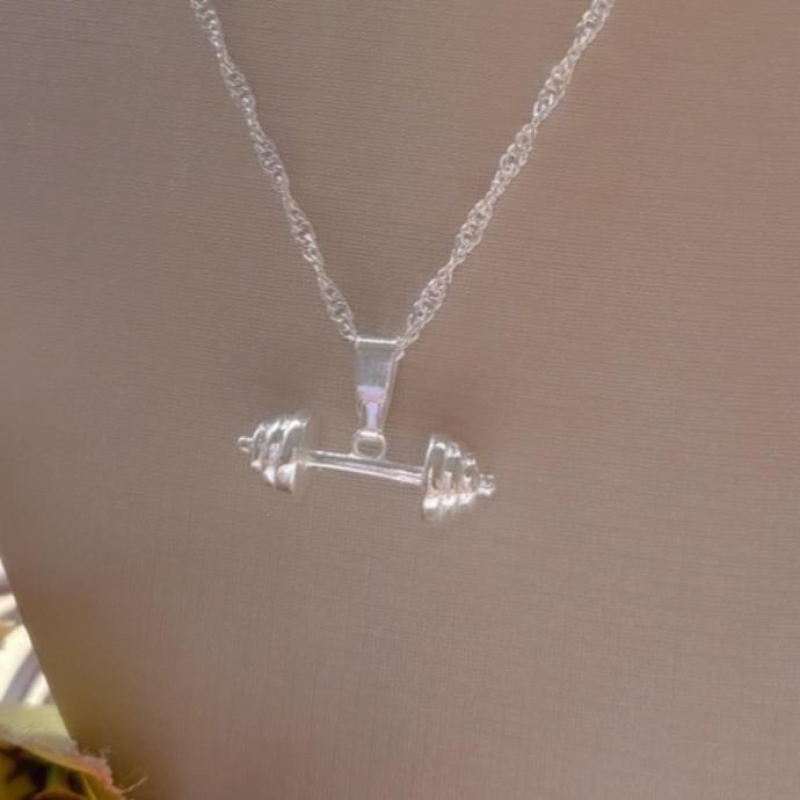 PINGENTE HALTER DEITADO B. PRATA