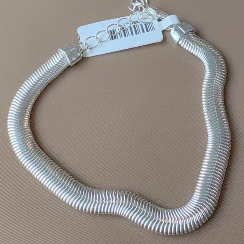 PULSEIRA EST. ESCAMA DUPLA MD B. PRATA