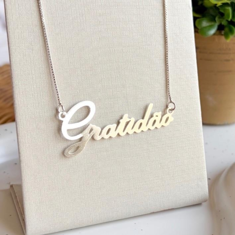 COLAR GRATIDÃO B. PRATA