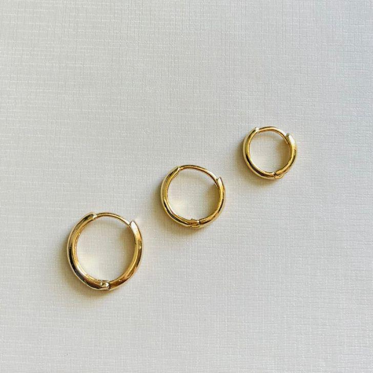 BRINCO G DO TRIO ARGOLAS LISAS CLICK FB B. OURO