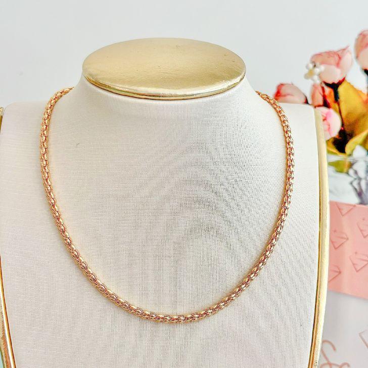 CHOKER ESCAMA COBRA B. OURO