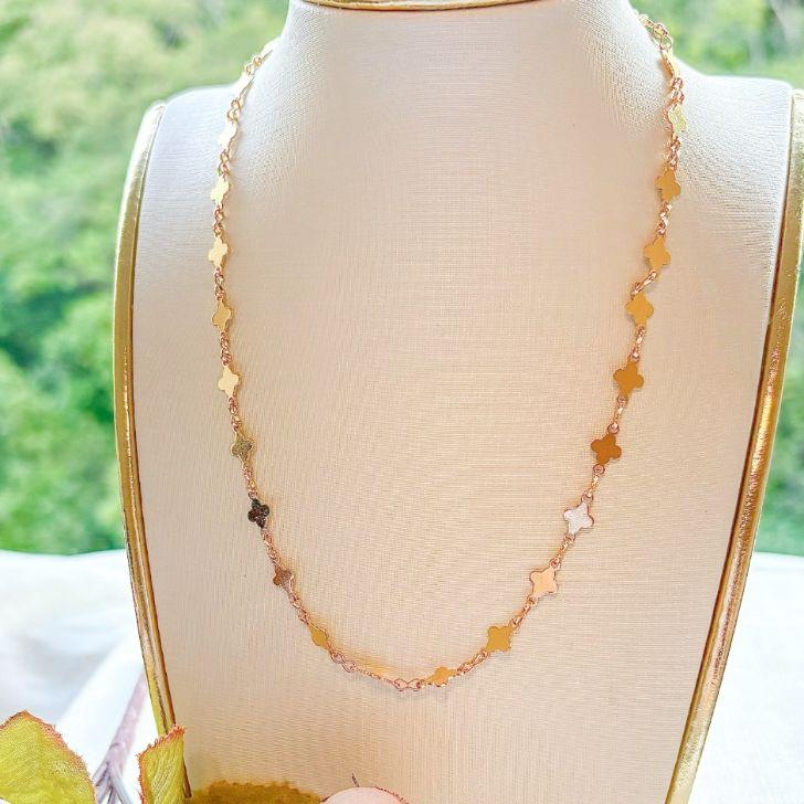 COLAR CHOKER TREVINHOS LISOS B. OURO