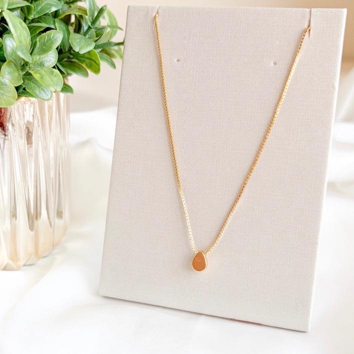 COLAR DELICADO GOTA TRANSPASSADA B. OURO
