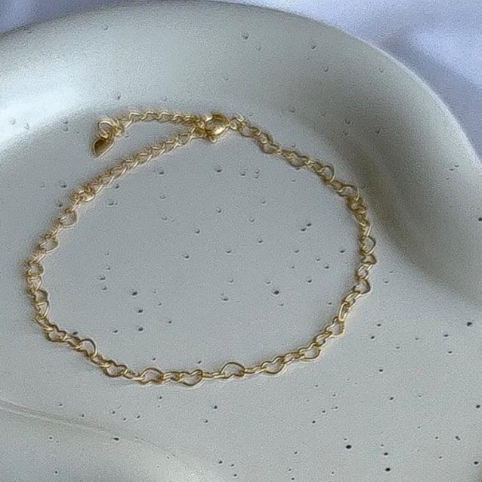 PULSEIRA ELO CORAÇÃO 5 MM B. OURO