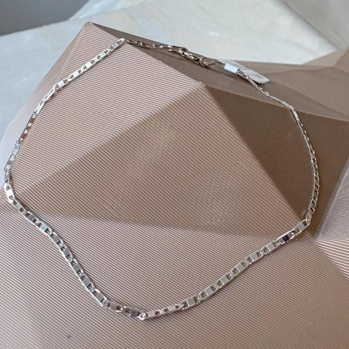 PULSEIRA FININHA PIASTRINE PRATA