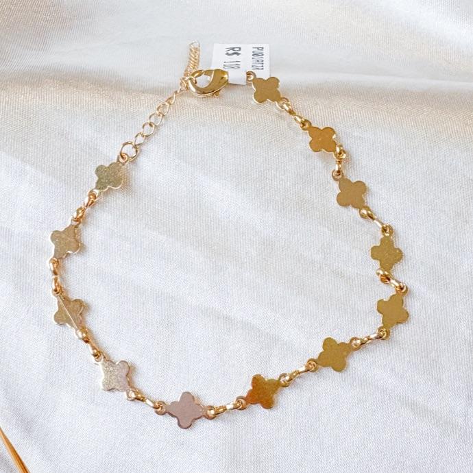 PULSEIRA TREVINHOS LISOS B. OURO